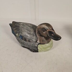 Ceramic Duck Trinket‎ Box